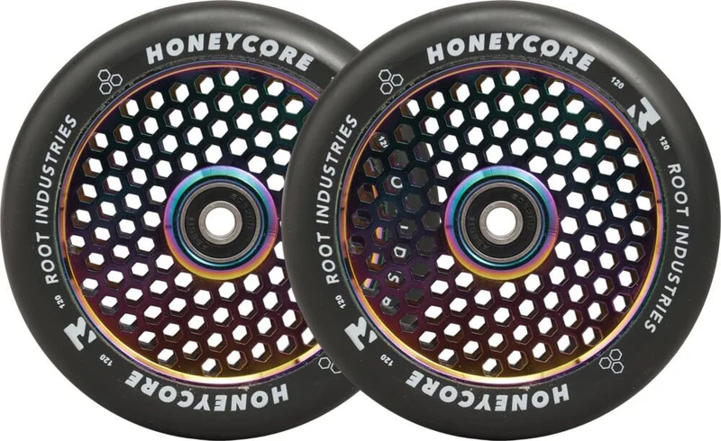 Root Honeycore Svart Komplett 120mm Hjul 2-pack (Neochrome)