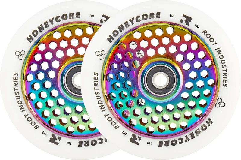 Root Honeycore Vit Komplett 110mm Hjul 2-pack (Neochrome)