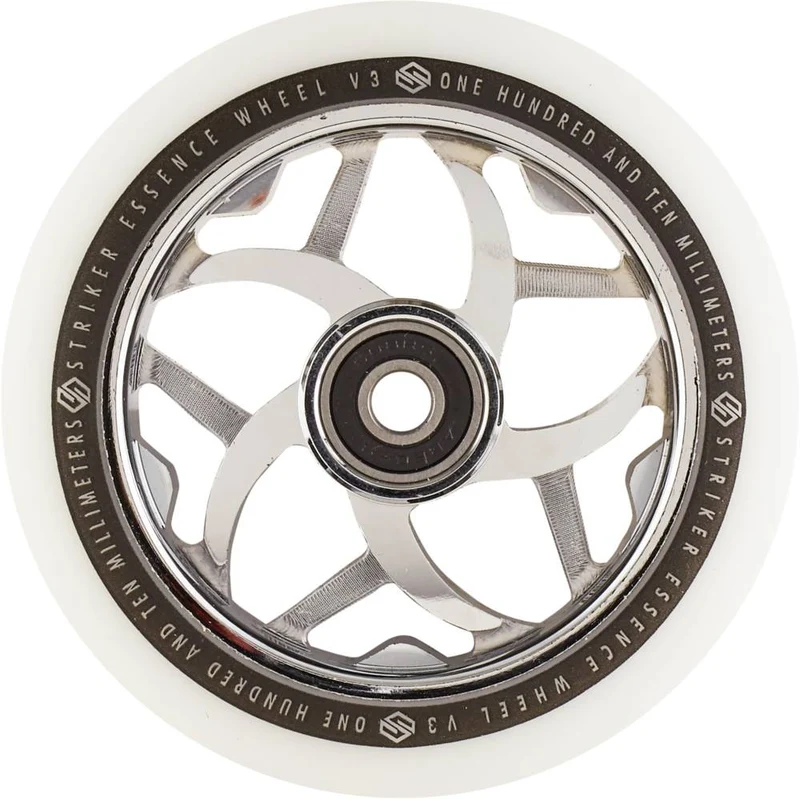Striker Essence V3 Vit Sparkcykel Hjul (Chrome)