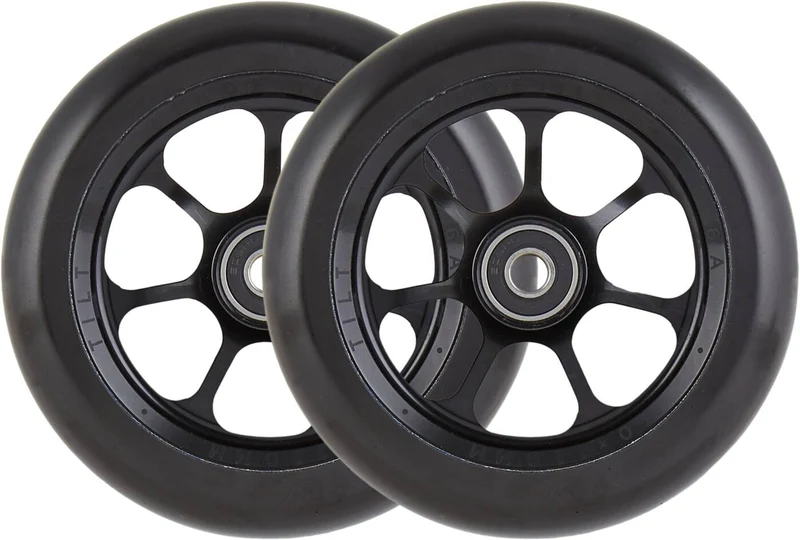 Tilt Durare Spoked Sparkcykel hjul 2-Pack (Svart)