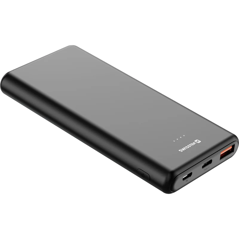 Swissten 10 000mAh Power Bank with Quick Charge 3.0 (QC3.0)