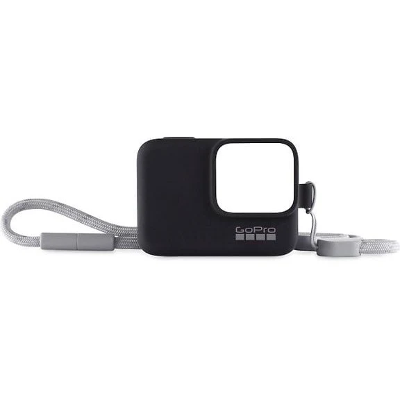 GoPro Sleeve + Lanyard, Black