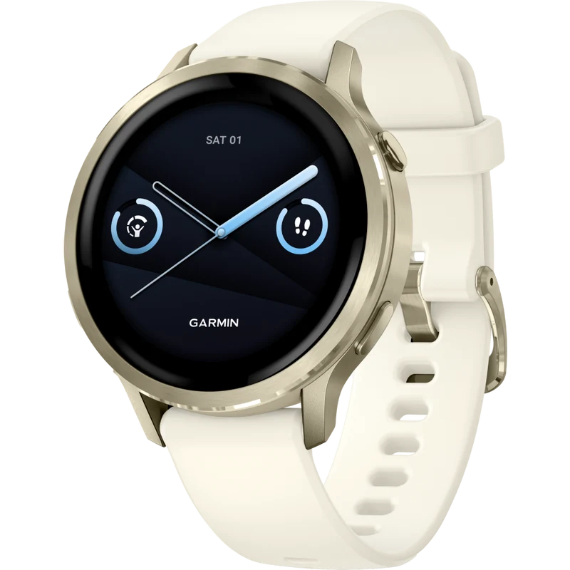 Garmin Venu 4 41mm Light Gold and Bone White