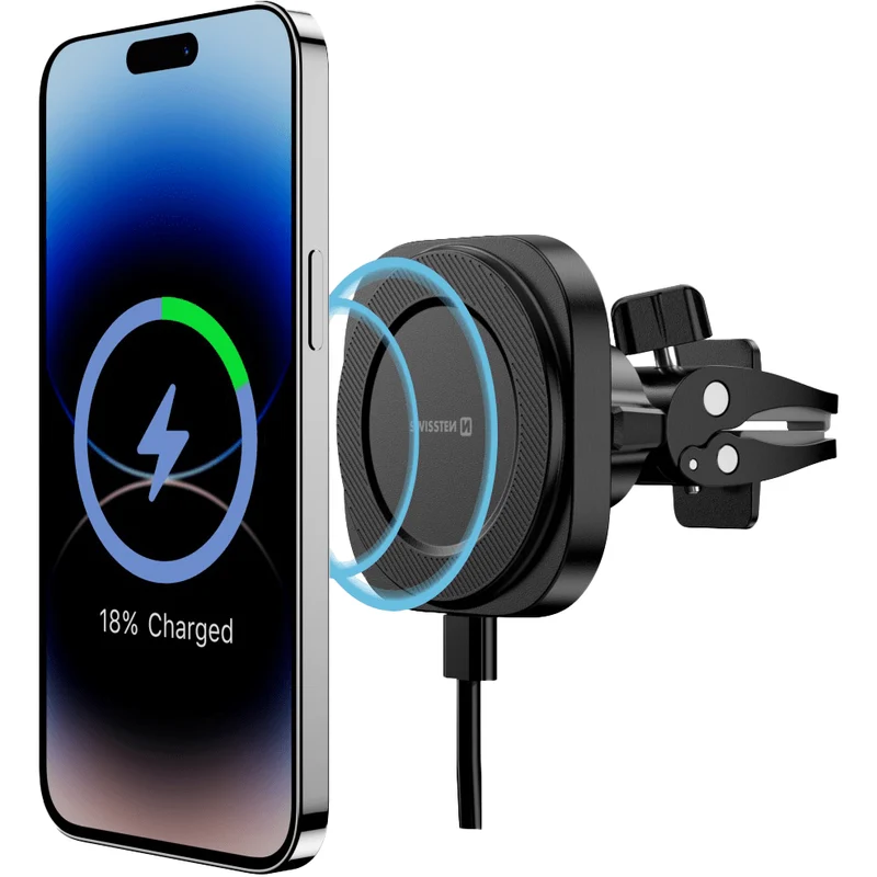 Swissten MagSafe 15W Car Charger