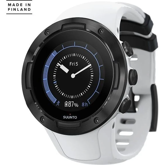 Suunto 5 Sports Watch, White with Black Bezel