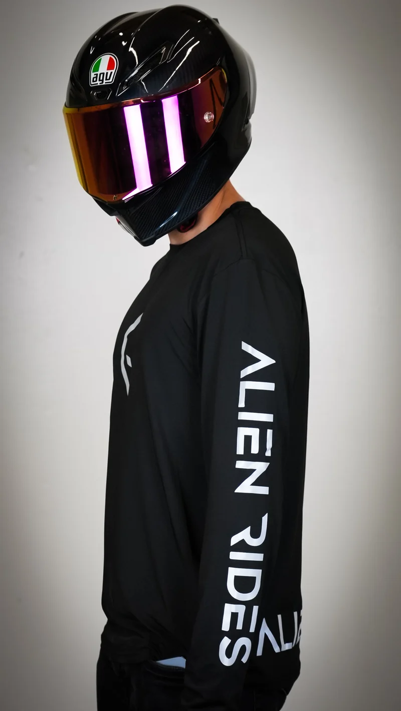 Alien Rides Reflective Long Sleeve Shirt