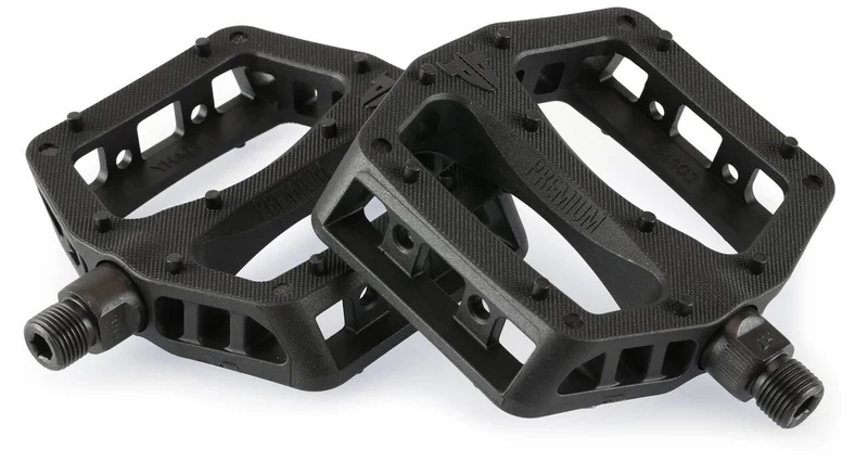 Premium Kinetic PC BMX Pedaler (Svart)
