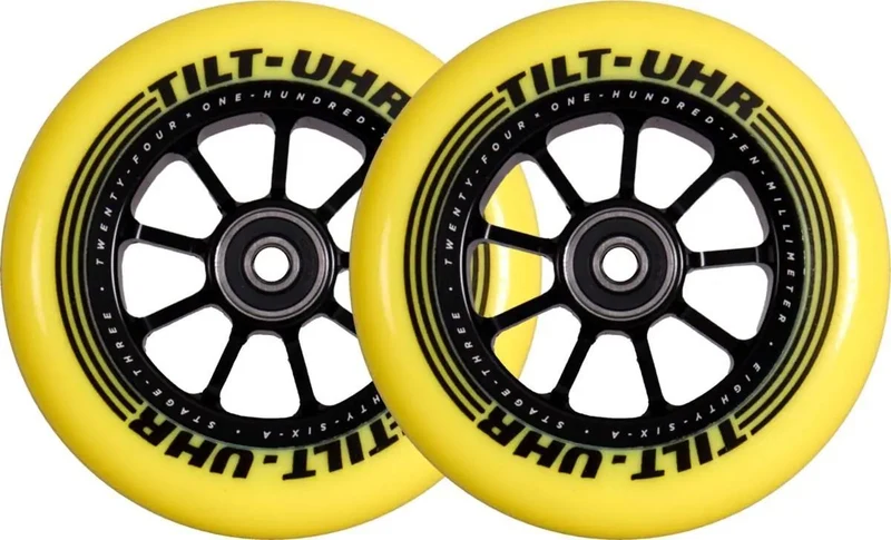Tilt UHR Sparkcykel Hjul (Gul)