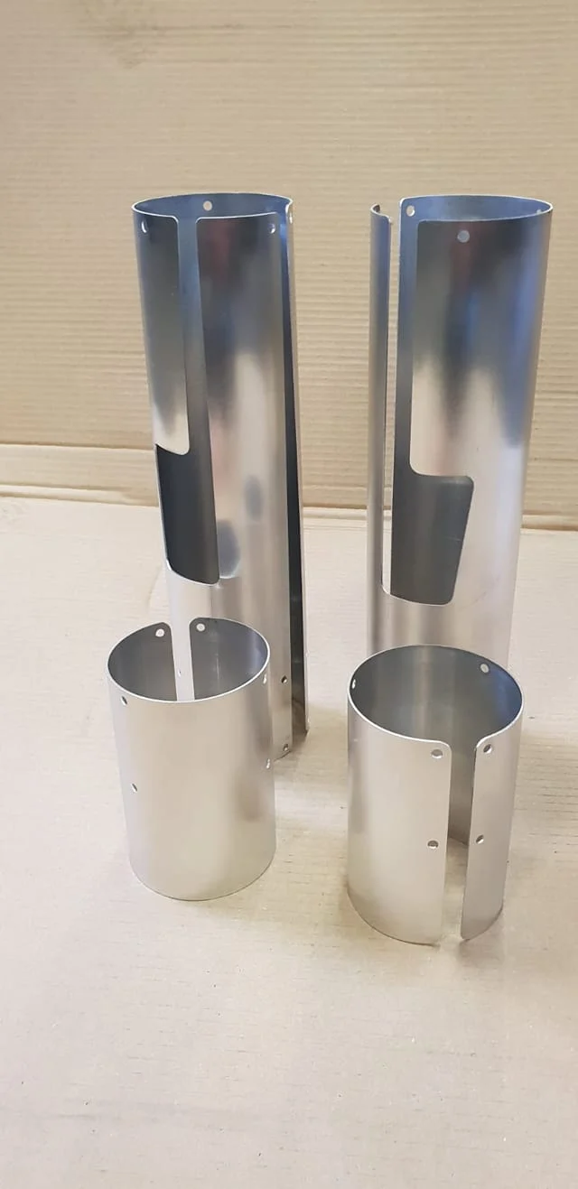 Suzuki RG400 RG500 Exhaust Muffler Covers Set with End Cans