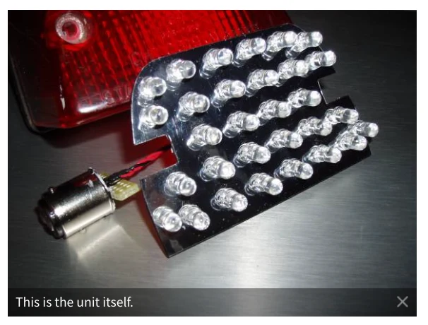 LED Taillight Conversion Kit Yamaha SDR TDR DT