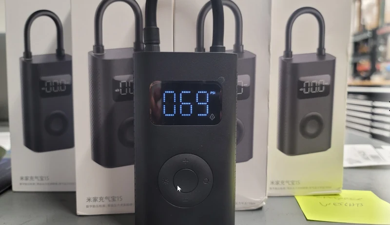 Electric Tire Pump USB-C Rechargable