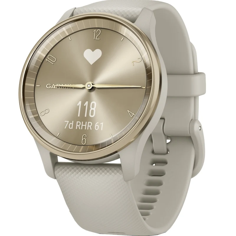 Garmin Vivomove Trend French Gray, Light Gold