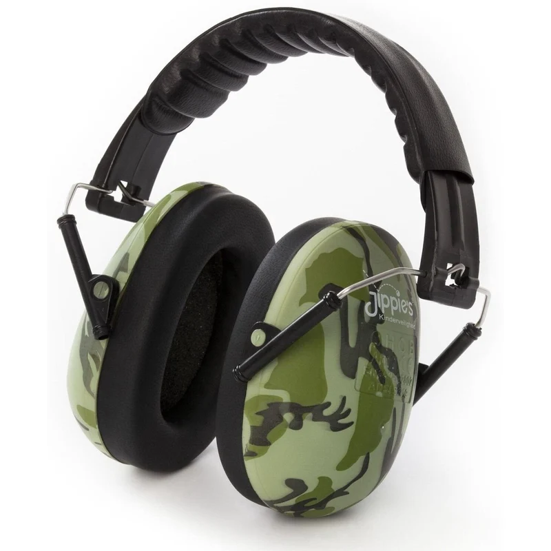 Children's Earmuffs Jippie's, brown/green