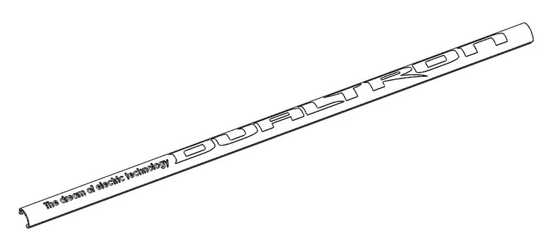 Light Cover Body side (Cubierta LED de tplataforma) for PCB Dualtron Mini (unit)