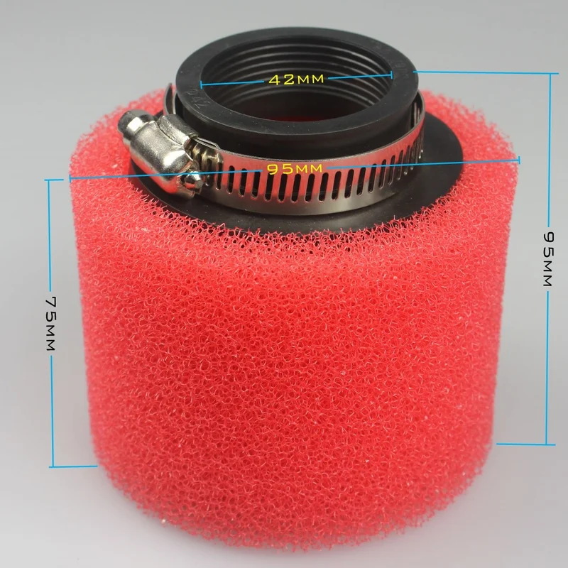 42mm POD Foam Washable Filter for ATV, Dirt Bike & Go Kart