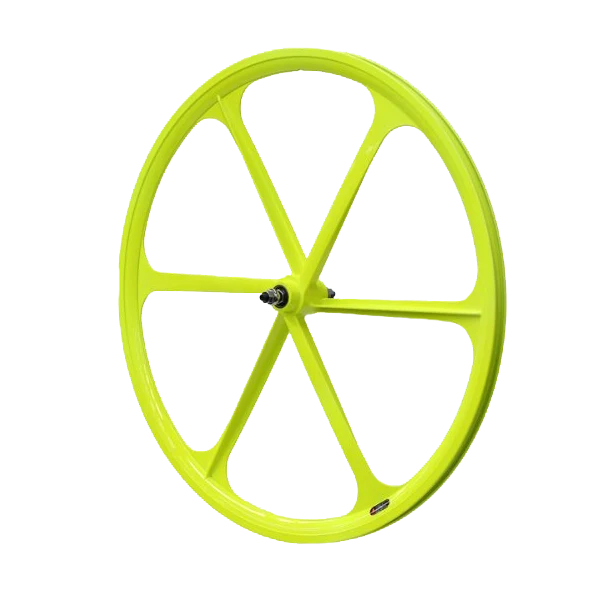 700c Fixie Single Speed Road Bike Wheel Front Yellow