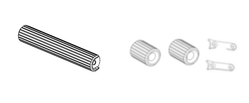 Handle Accessory Bar (Barra de accesorios del mango) (Upper Light Bar) Dualtron X2