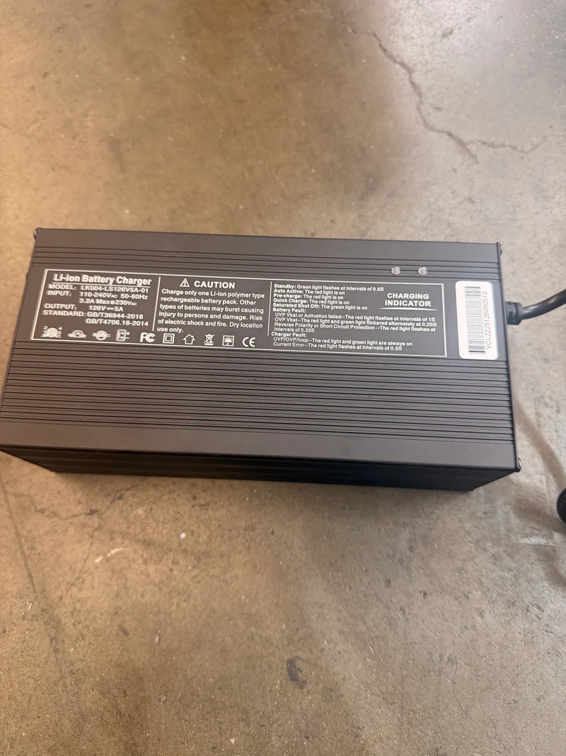 126v charger 5a