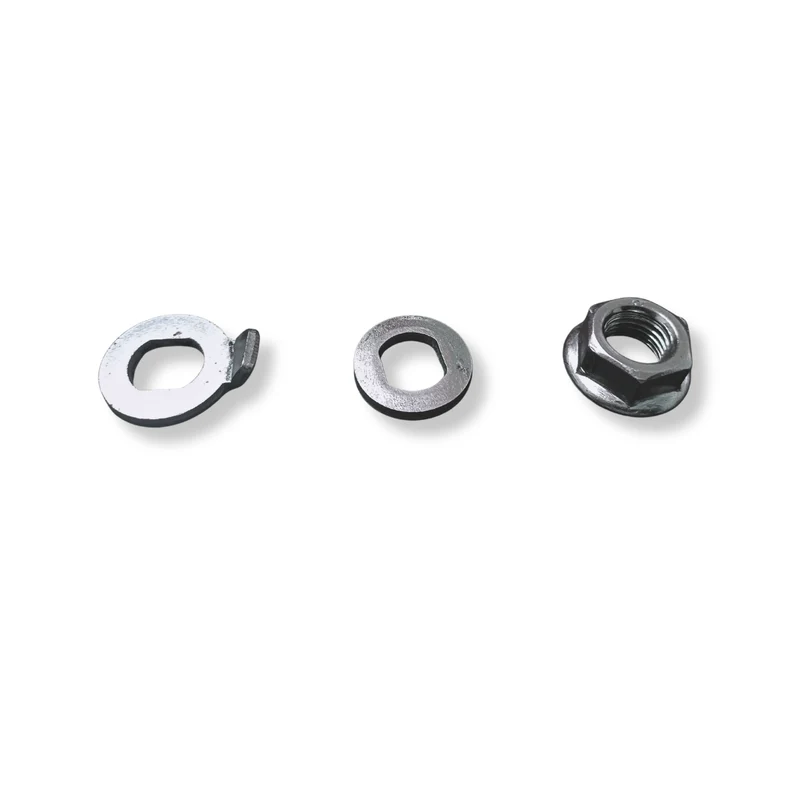 Front Wheel Flange Hex Nut and Washer for Joyor T10 Electric Scooter