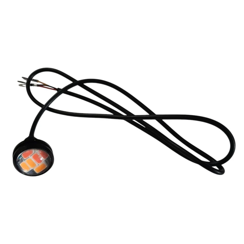 Vsett 10+ Bakre LED-strålkastare Röd Och Gul Kabel