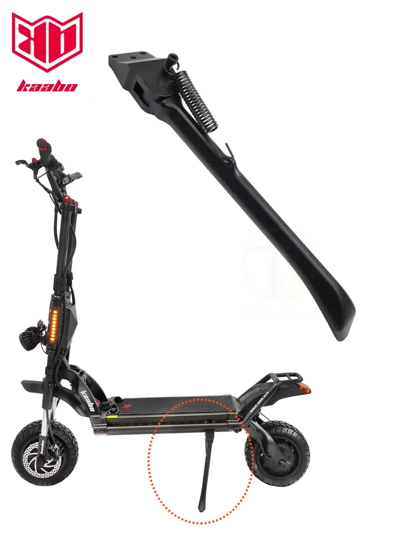 KAABO Original Kickstand Kit För Wolf King GTR Elsparkcykel Svart