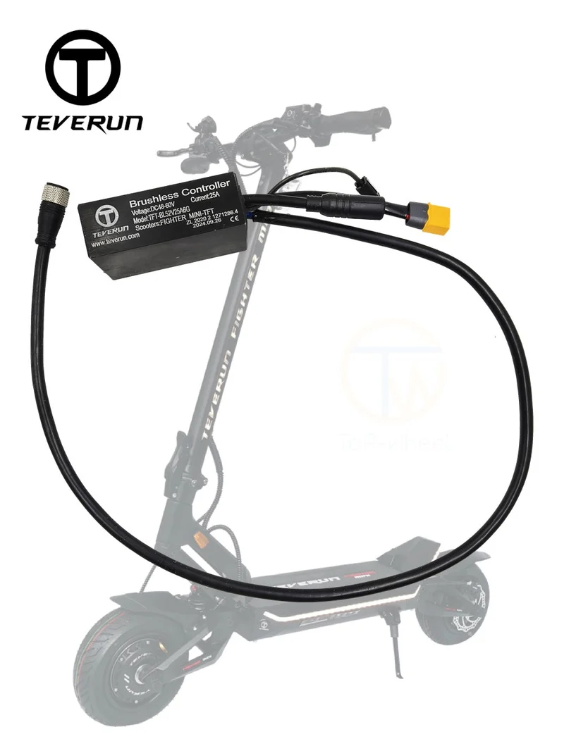 TEVERUN Fighter Mini 52V25A Controller Vattentät Snabbkoppling