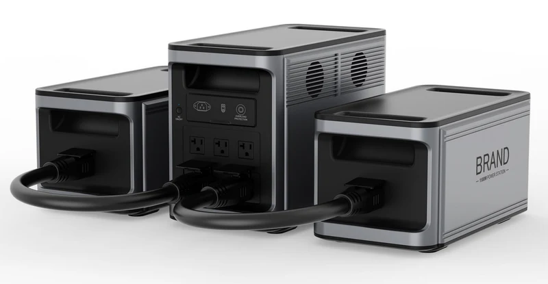 N78-Brandsäkert skal av nivå 94v-0 Portable Camping Power Station 1800w