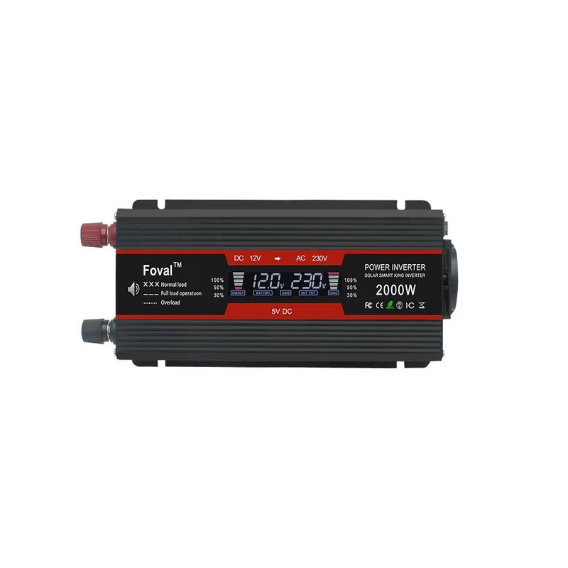 LCD-skärm 800w-2000w modifierad sinusvåg högeffektiv inverterare