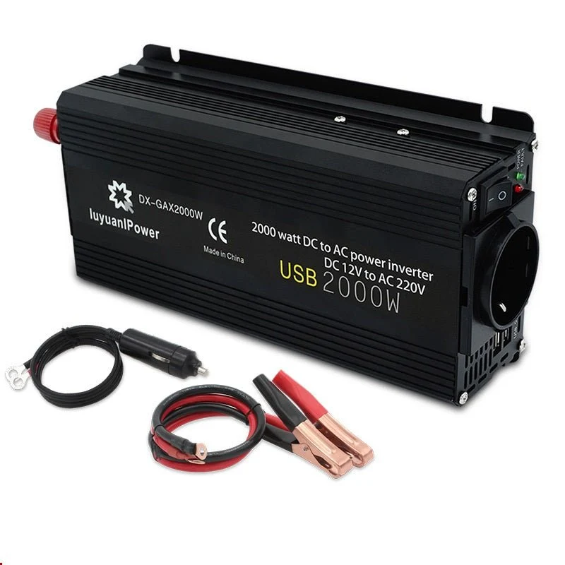 800w-2000w modifierad sinusvåg 12v Eu högkvalitativ inverterare