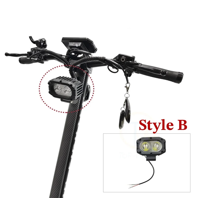 TEVERUN Dubbelögade Strålkastare För Elsparkcykel Fighter11