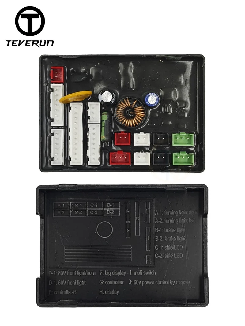 TEVERUN Scooter Wiring Harness Junction Box Cable Integration Box