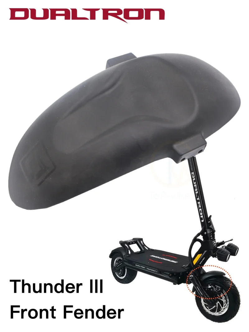 DUALTRON Thunder III Original Front Fender Svart