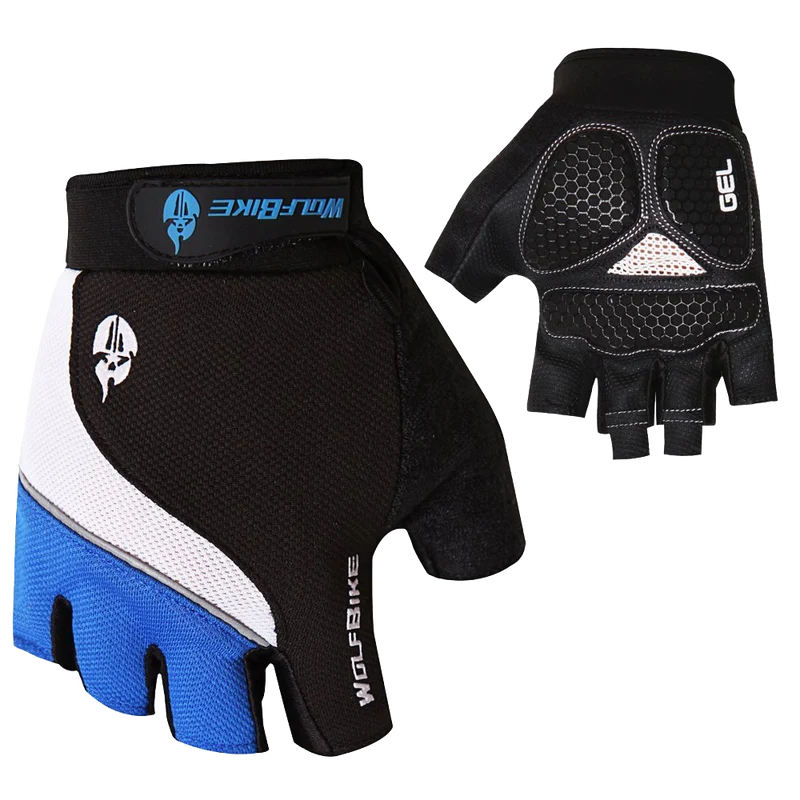 WOLFBIKE Non-Slip Gel Pad Gloves Sportswear Bike Bicycle Cycling