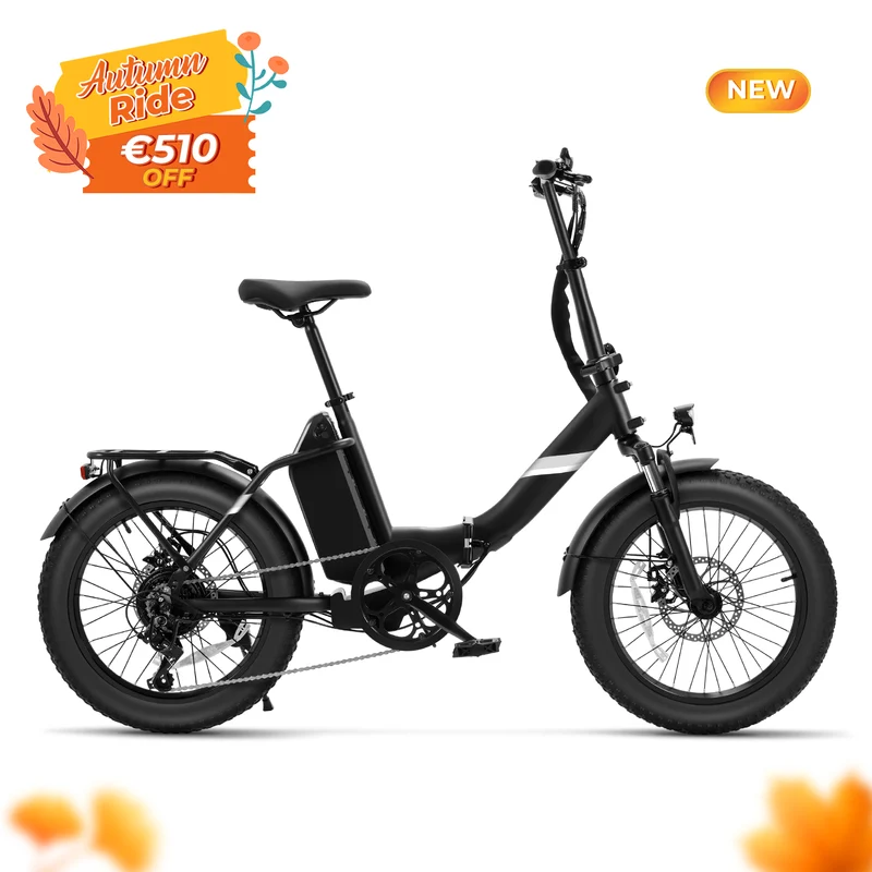 Touroll S3 Folding Fat Tire Electric Bike