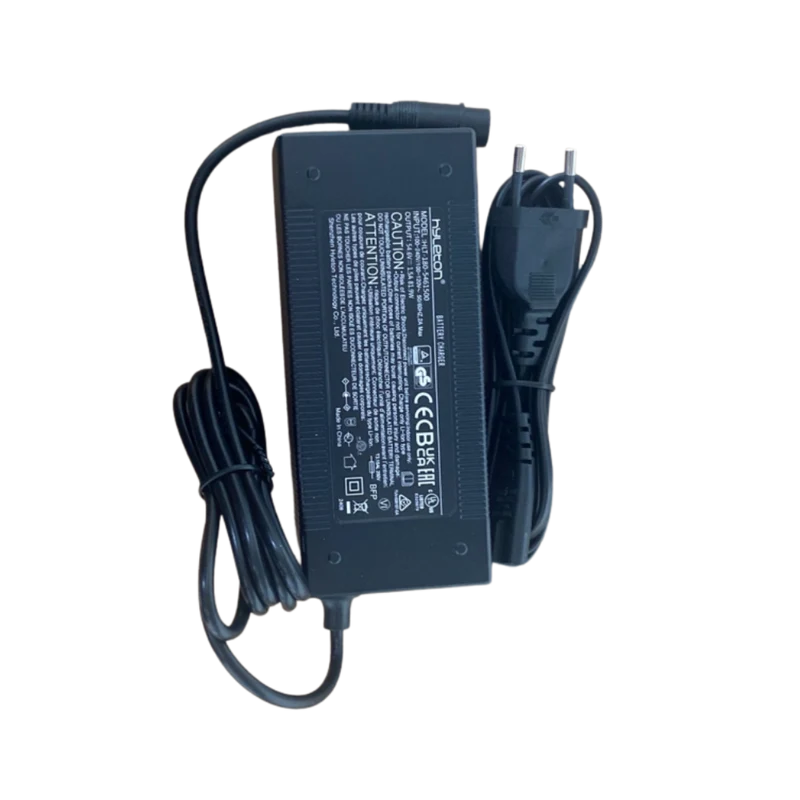 Adaptador de cabezal de aviación de tres orificios de 54,6 V y 1,5 A con cable de carga estándar europeo/accesorios posventa para scooter IX3