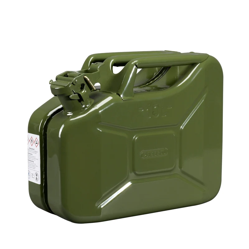 Bidon de carburant 10 l en métal