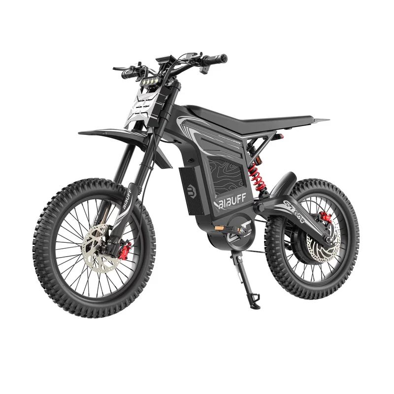 GT600 72V 7500W Peak Electric Moutain Dirt Bike, 50mph Off-Road Motorcycle with 30Ah Lithium Battery, Dual Hydraulic Brakes, 375lbs Max Load, IP54 Waterproof - UL2849