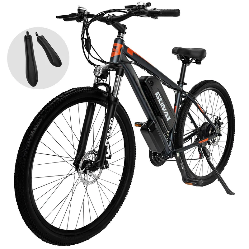 GUNAI GN29 29 Inch 750W Motor 48V 15AH Electric Bike for Adult Electric Mountain Bike 21 Speed【Pré-vente】