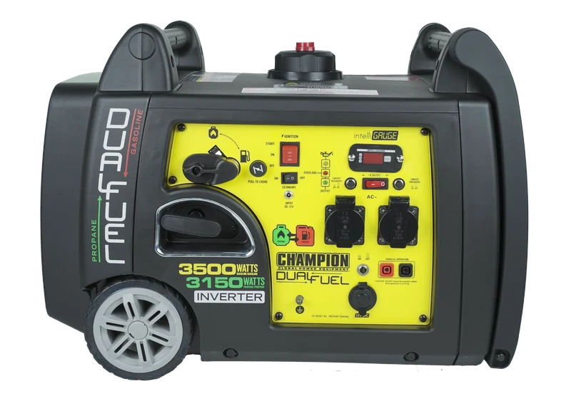 Groupe électrogène CHAMPION 3500W Générateur Onduleur Double Carburant