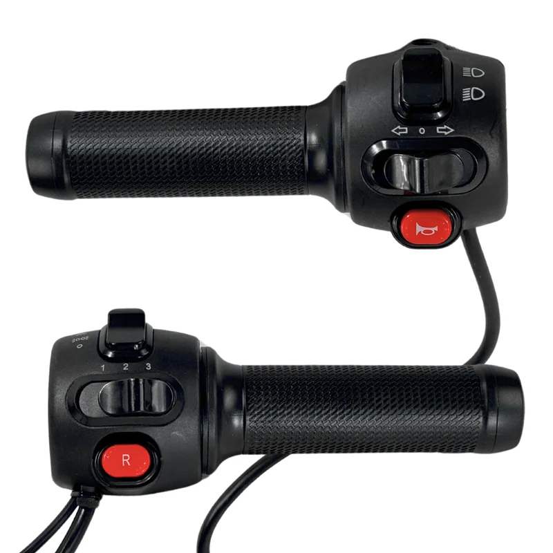 Ensemble poignées gauche et droite d’origine pour Citycoco 3 roues CP-3.0, CP-7.0, HM-3 et HM-7