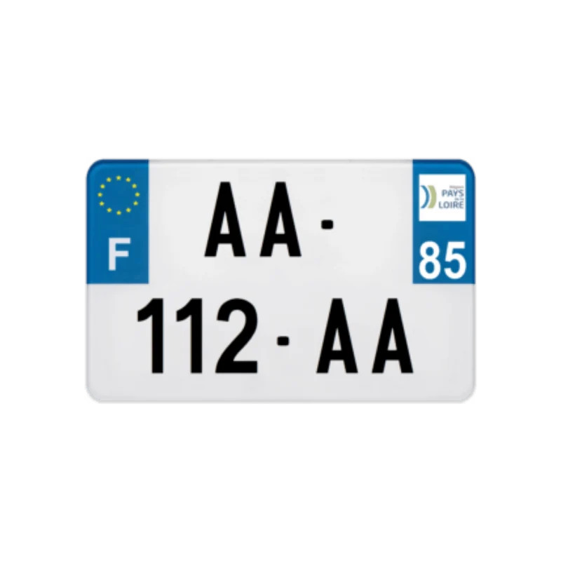 Plaque d'immatriculation
