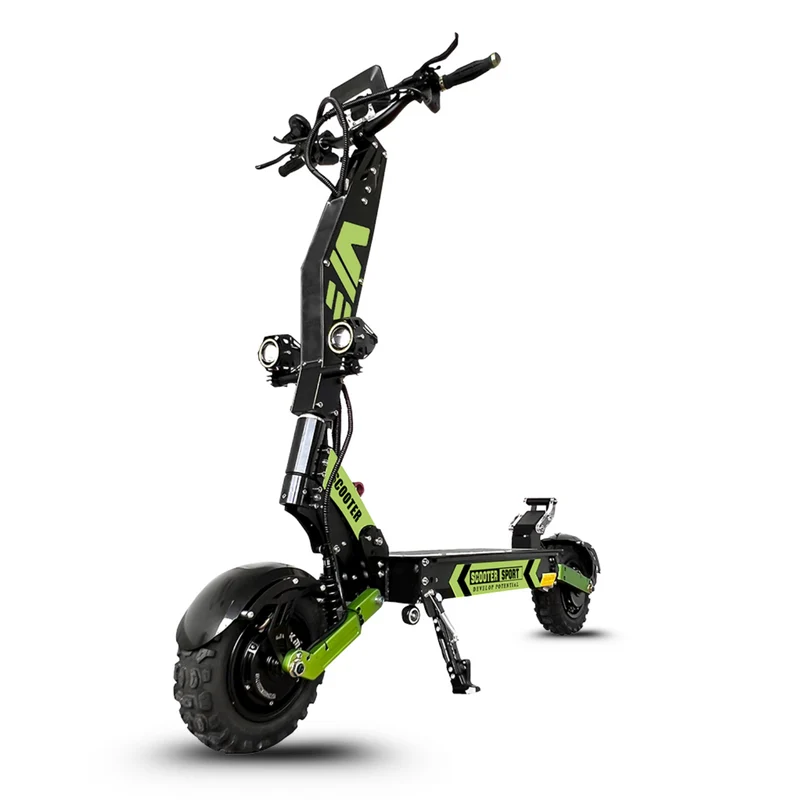 Trottinette électrique puissante NINJA 6000/8000W 30/40ah avec selle