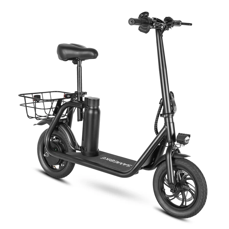 Mini trottinette électrique pliable C01 avec selle, batterie amovible