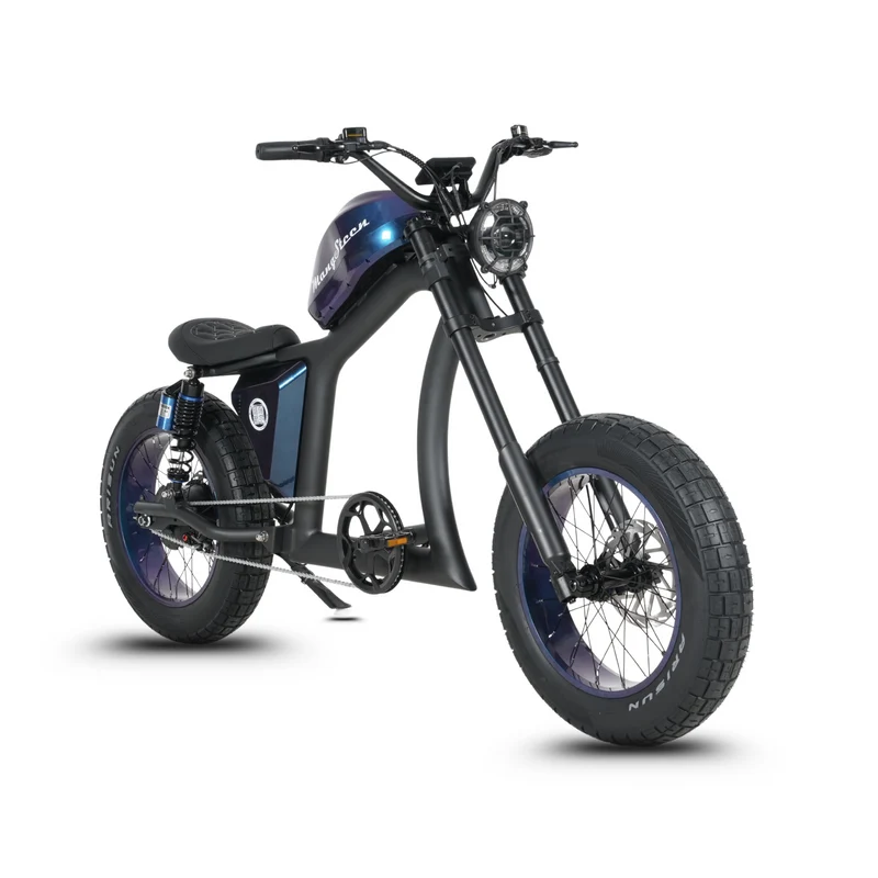 Vélo électrique FatBike Mangosteen FT-02 style chopper