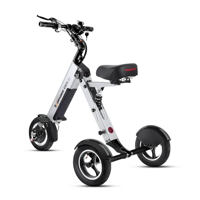 Mini trottinette pliable 3 roues ES-35 pour PMR et Séniors - Tricycle ultra léger