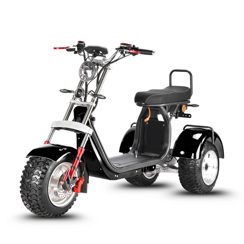 Tricycle électrique 3 roues City Coco CP-7.0 – modèle biplace avec grande autonomie (20Ah/40Ah)